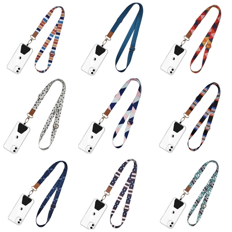 【現貨免運】手機掛繩 可調節手機掛繩 手機掛繩夾片 手機固定片 手機掛繩斜背 手機吊繩 掛繩 手機背帶 手機繩