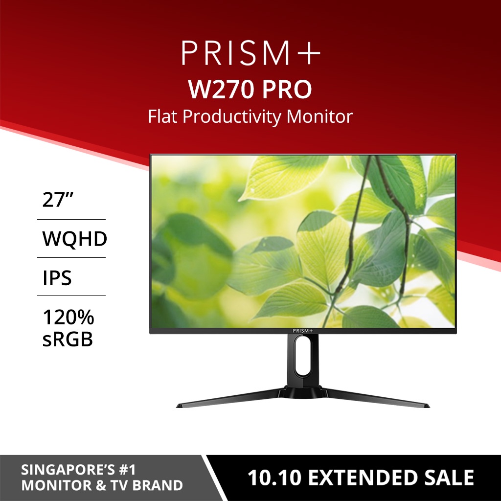 PRISM+ W270 PRO 27 WQHD [2560 x 1440] IPS 120% sRGB Professional Monitor