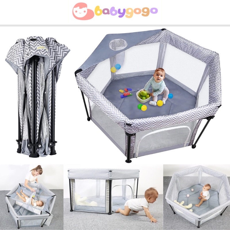 Ultralight Playpen One Starts Portable Play yard Foldable Playpen Multi-functional Portable