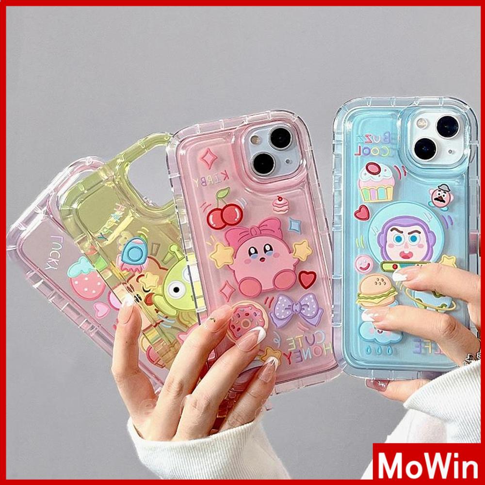 Mowin - เข้ากันได้สำหรับ เคสไอโฟน เคสไอโฟน11 เคสโทรศัพท์ iphone 14 pro max 14 Plus สำหรับ iPhone 14 Pro Max เคส iPhone นุ่มเคส TPU เคสใสถุงลมนิรภัยกันกระแทกกล้องป้องกันการ์ตูนน่ารักสำหรับ iPhone 13 Pr