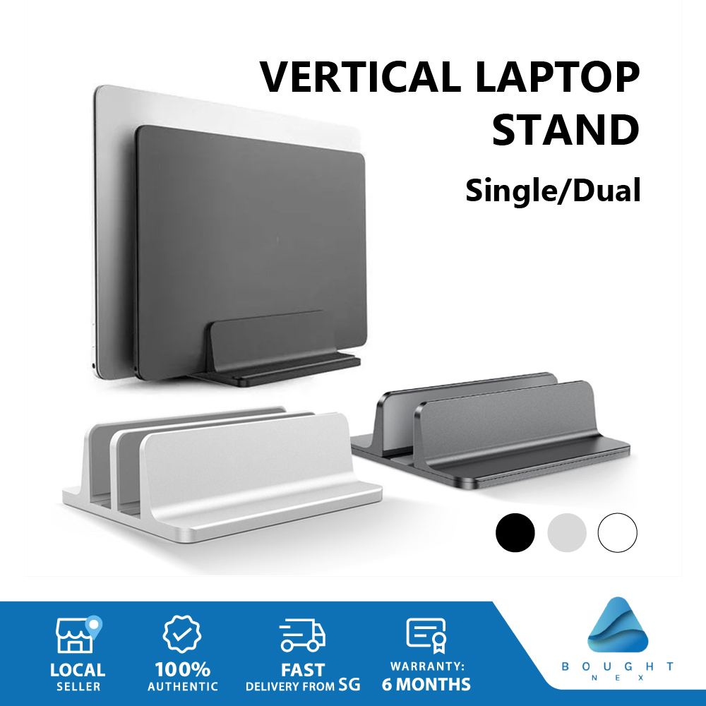 Vertical Laptop Stand Laptop Holder Single Slot 17 Inch Laptop Aluminum Desktop Stand