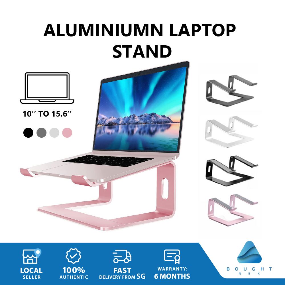 Aluminium Laptop Stand Desk MB Pro Air Holder Stand Ergonomic Notebook Riser Laptop Cooler
