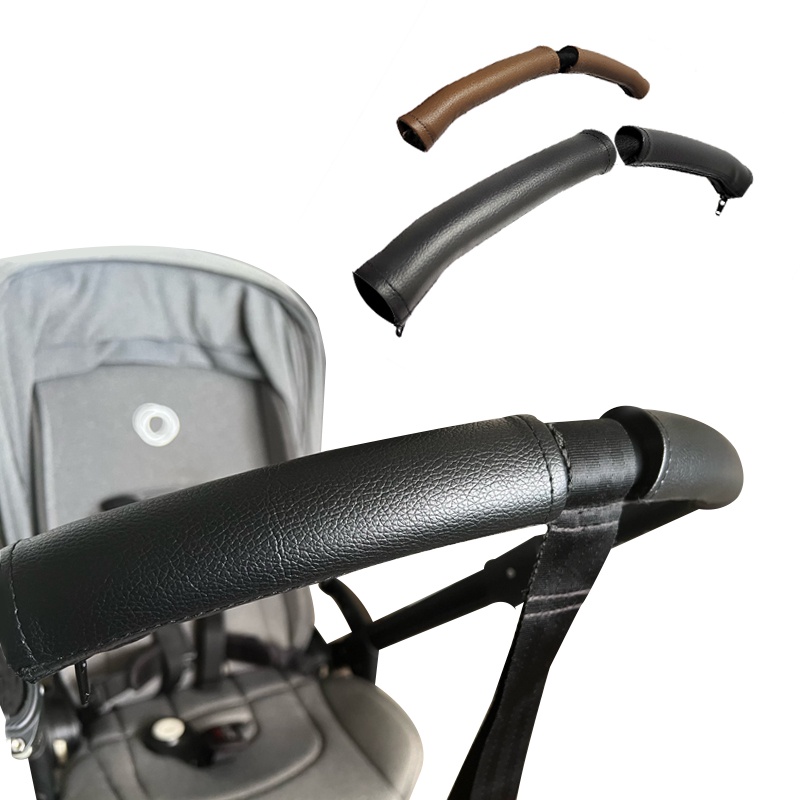 2Pcs/Set Stroller Handle Cover/Baby Pram Stroller Handle  Bar PU Leather Waterproof Protective Case/Baby Carriage Accessories
