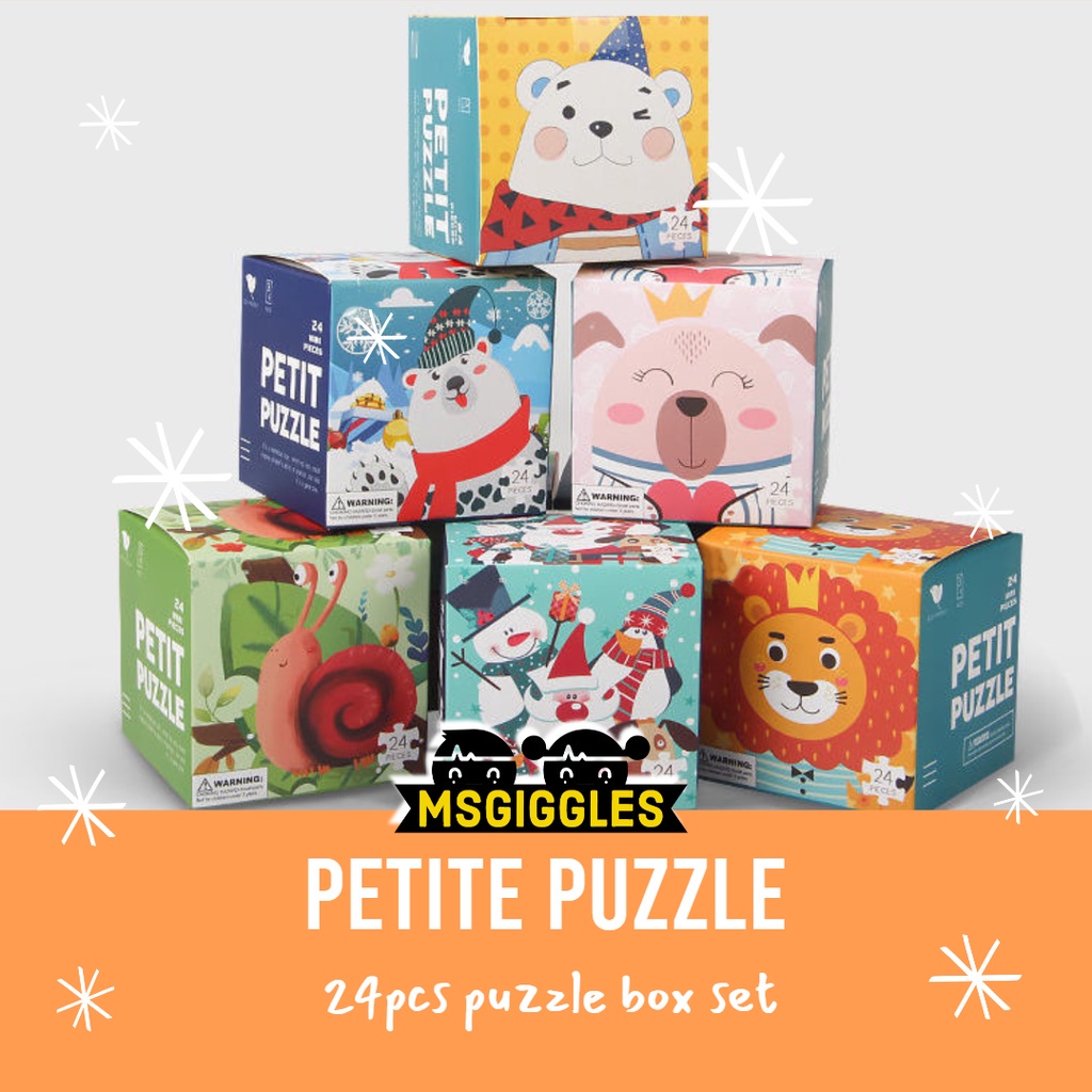 MsGiggles Petite Puzzle for Kids Goodie Bag Birthday Gift Sets Educational Toys