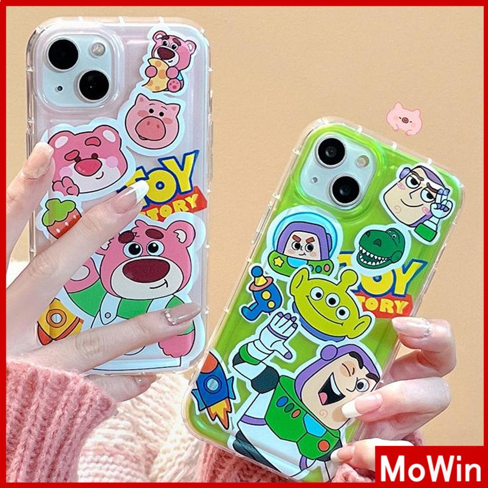 Mowin - เข้ากันได้สำหรับ เคสไอโฟน เคสไอโฟน11 สำหรับ iPhone 14 Pro Max เคสไอโฟนเคสใส TPU เคสนิ่มถุงลมเสริมกันกระแทกการ์ตูนน่ารักเข้ากันได้กับ iPhone 13 Pro Max iPhone 12 Pro Max 11 7Plus 8Plus 6Plus XR