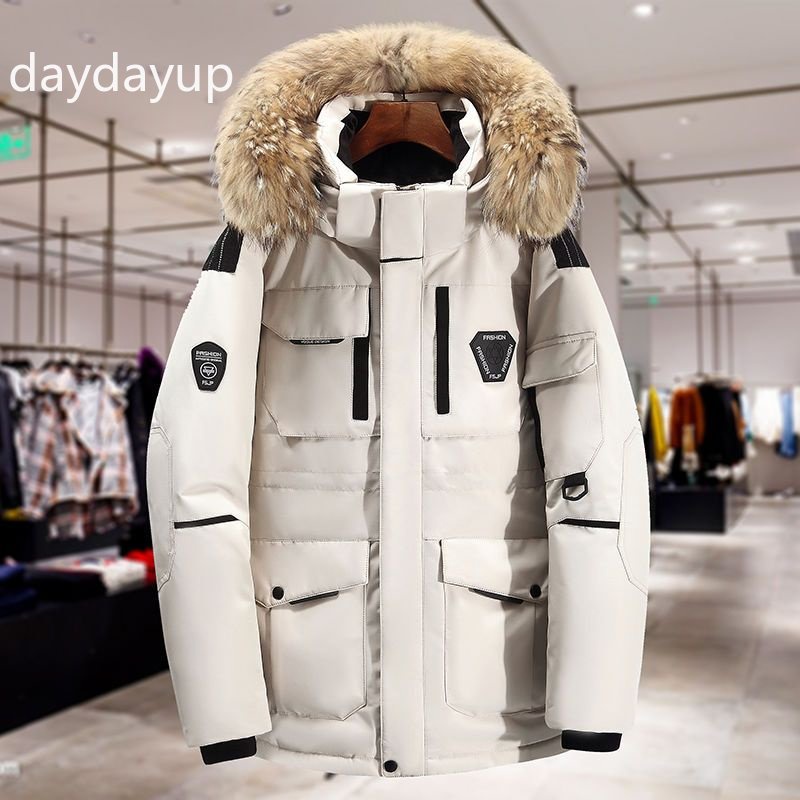 Men's Down Jacket Winter Jacket Woman Men Windproof Coat Korean Version Wild Top Couple Thickened Overalls