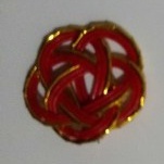 水引平梅結❰紅金❱2入