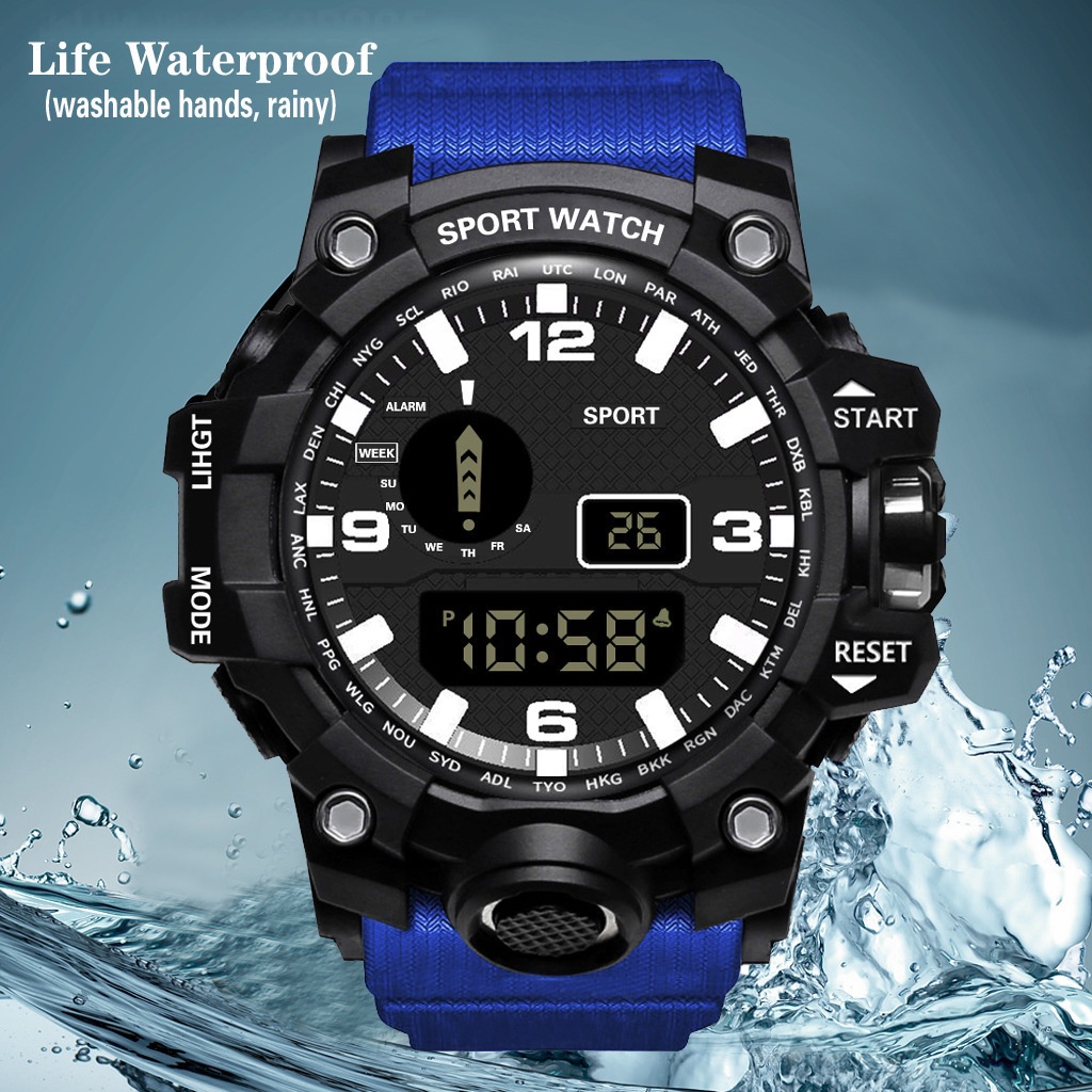 Multifunctional Outdoor Electronic Sports Watch for Men & Women - Ideal for Running & Students