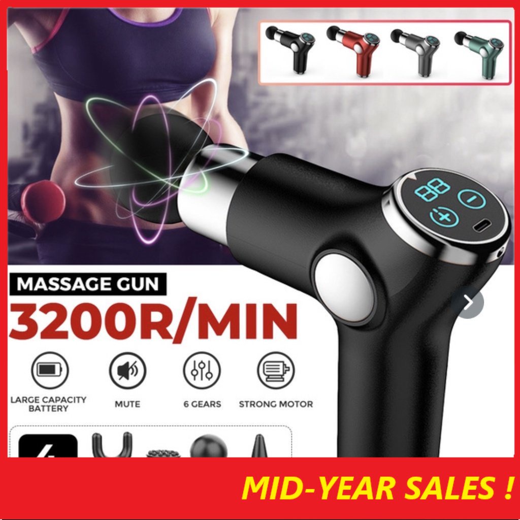 Mini Muscle Massage Gun 32 Speed Vibration Massager Body Deep Pain Relief Fascial Gun Vibrator Mother Mothers Day Gift