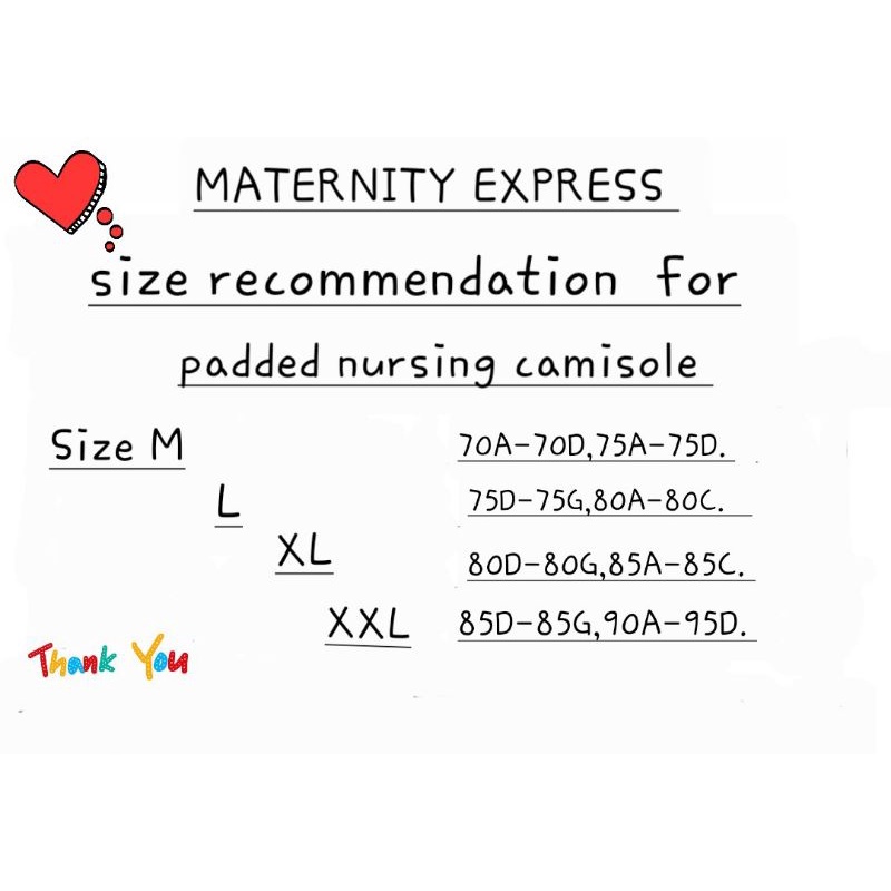 ?? maternity nursing top padded bra top -MATERNITY EXPRESS-MT5
