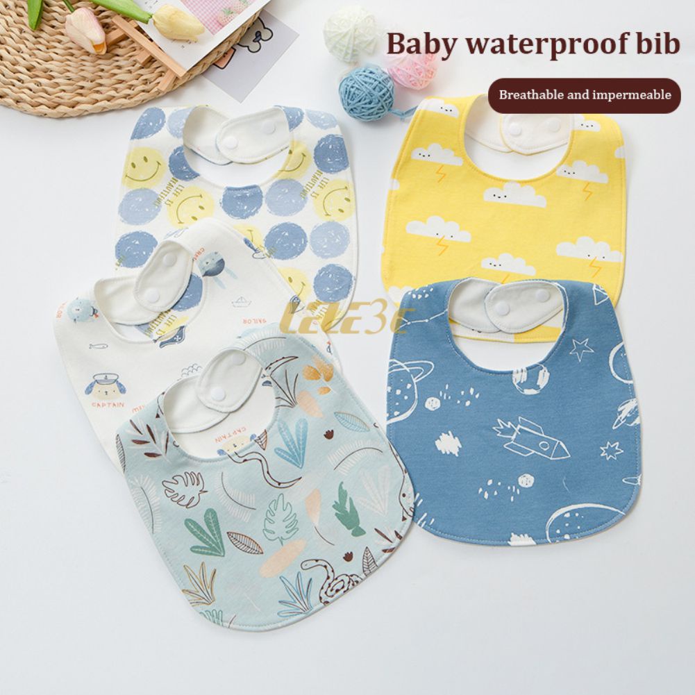Baby Bibs Cotton Saliva Towel Children Feeding Clothes Protection Kids Toddler Scarf Newborns Boys Girls Accessories