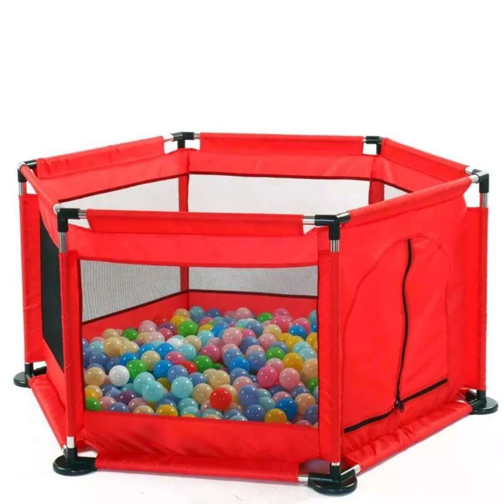 Free 30 Ocean Balls Children Toddler Playpen Fence Indoor Play Yard for Kids