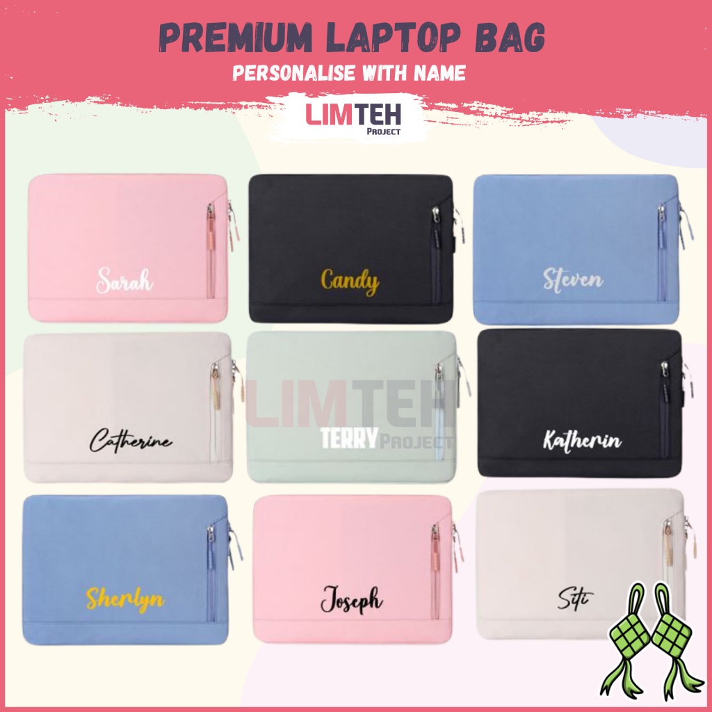 Personalised Premium Laptop Bag | Waterproof Laptop Sleeve, Computer Bag | Christmas Gift | Farewell Gift | Birthday