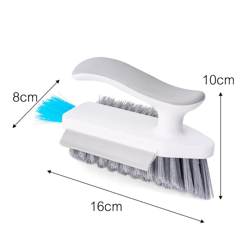 4 In 1 Household Bathroom Crevice Cleaning Brush/ Durable Creative V-Shaped Window Floor Slit Brush