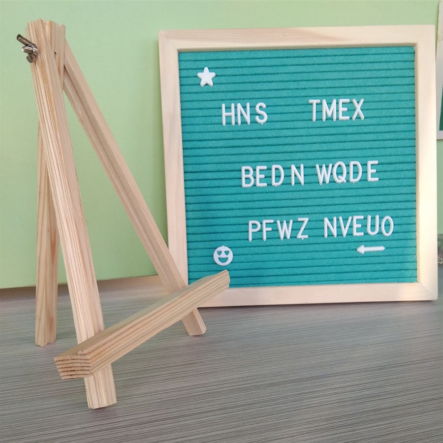 Felt Letter Board with Letters, Pre Cut & Sorted Letters, First Day of  School Board, 10x10 Inch Changeable Letter Boards Message Board, Classroom  and