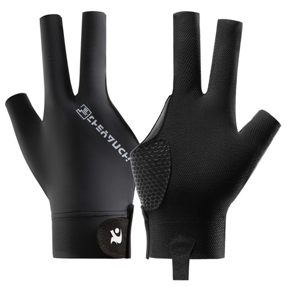 Billiards Gloves Elastic Right Hand 3 Fingers Billiard Gloves Carom Pool Snooker Cue Sport Glove Breathable & Comfortable Non-Slip Reduce Friction of Hand Sweating