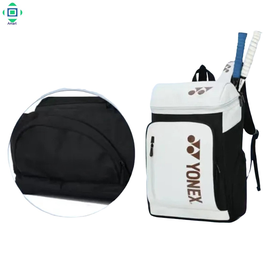 Large Tennis Badminton Backpack Waterproof Tennis Backpack with Shoe Compartment