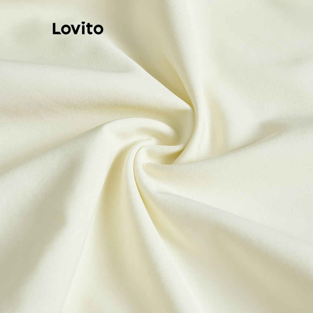 Lovito Casual Plain Basic Tank Top for Women L67AD045 (Apricot)