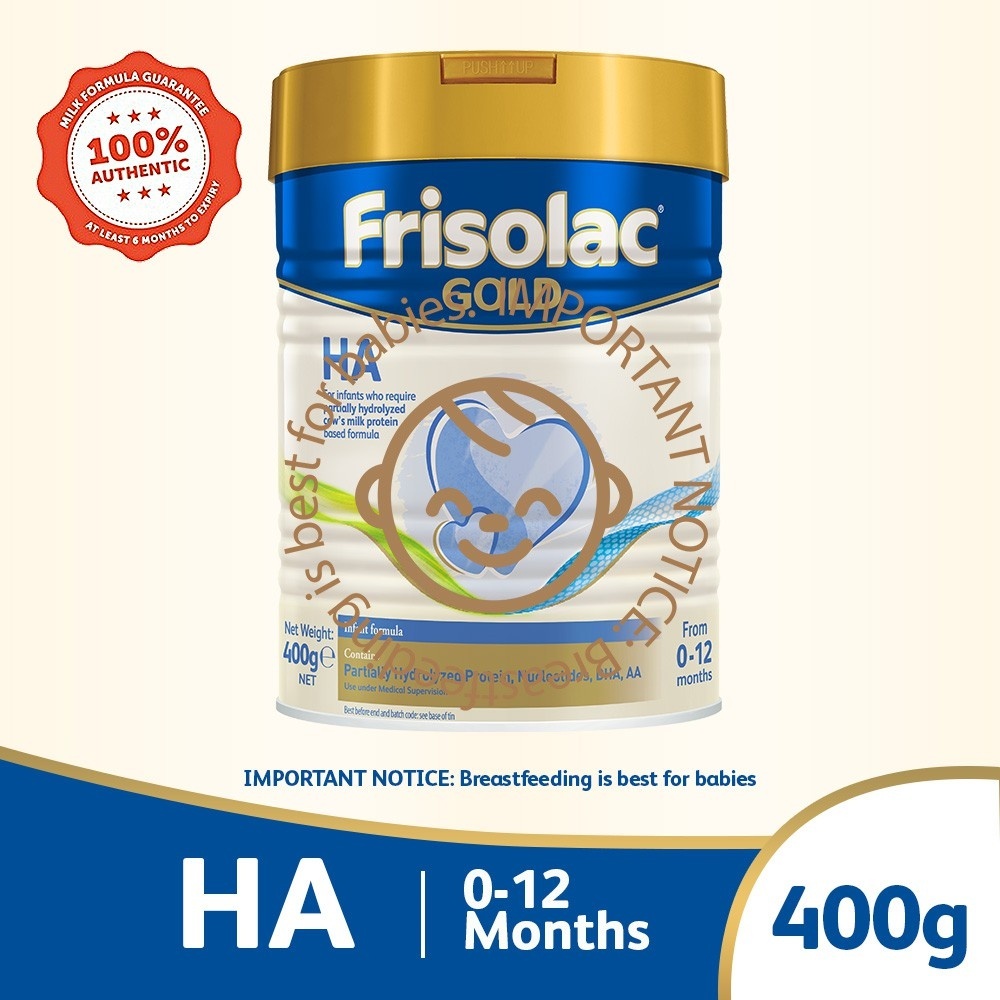Frisolac Gold HA 400g - Specialty Infant Baby Milk Formula for Newborn 0-12 months
