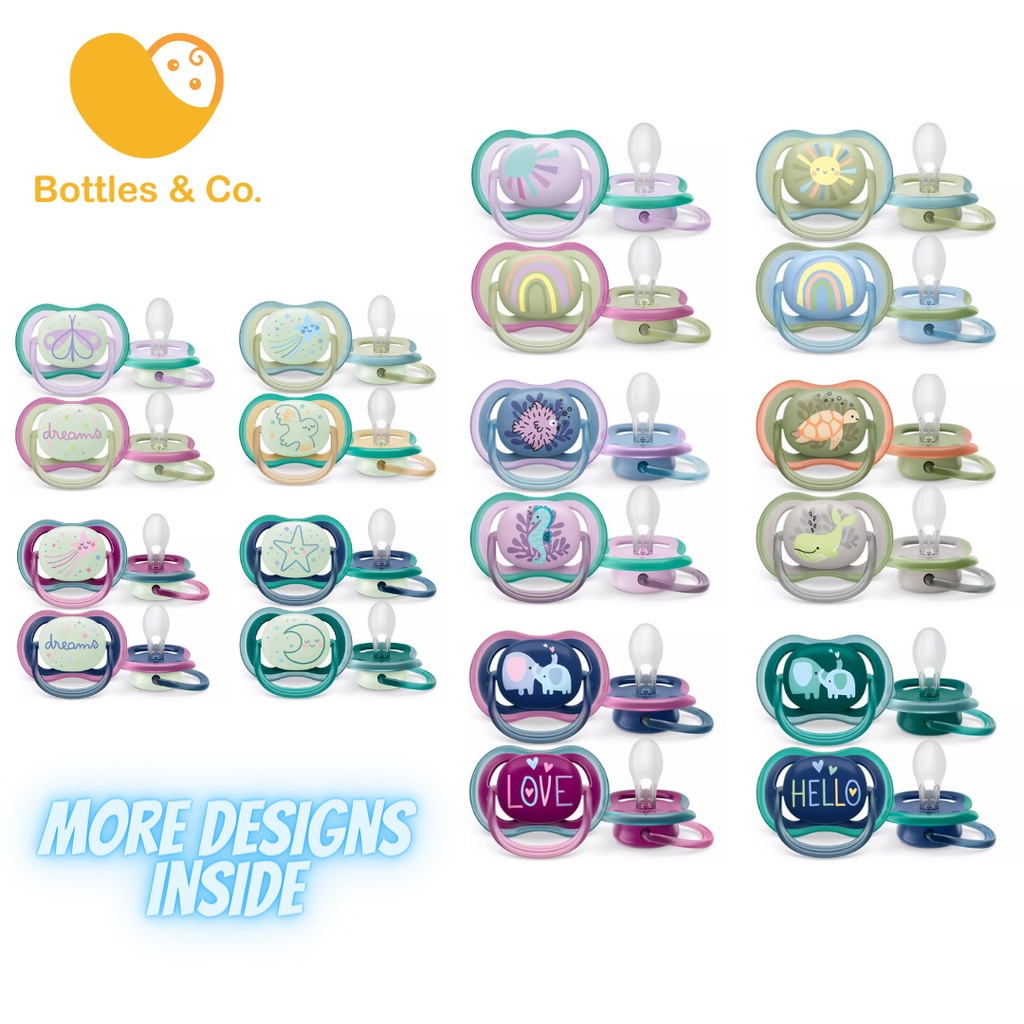 Philips Avent Ultra Air Soother/Pacifier 0-6m, 6-18m, 18m+, 2pcs