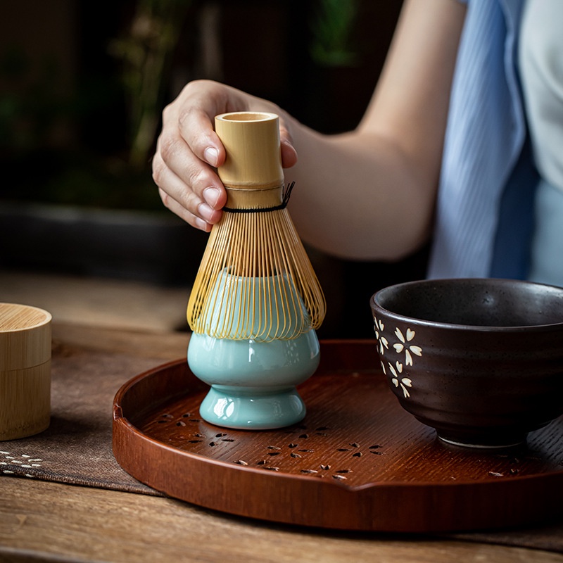 Matcha Whisk (Chasen), Tea Spoon, and Scoop (Chashaku) Matcha Tea Set Bamboo Accessories