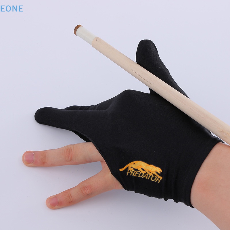 EONE Billiards Glove Three-finger Pool Players Gloves Embroidered Slip-proof Breathable Billiard Gloves Left Hand Protective HOT