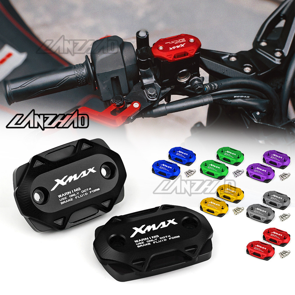 for YAMAHA XMAX 300 v1 v2 2017-2025 CNC Brake Fuel Oil Cap Master Cover Reservoir Cover Accessories
