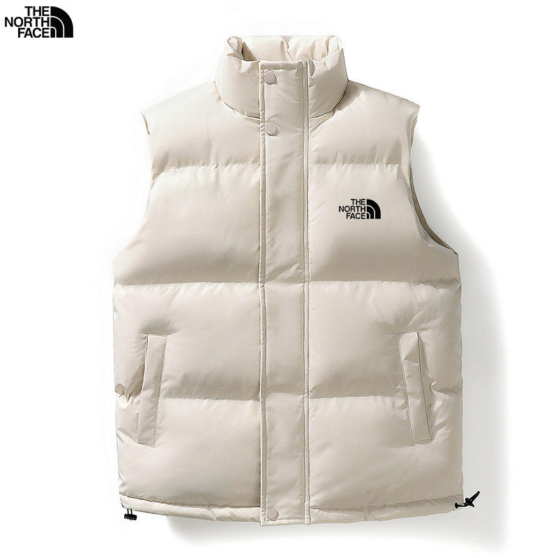 The-North-Face Vested men's autumn and winter standing collar down cotton camisole slim fitting men's jacket