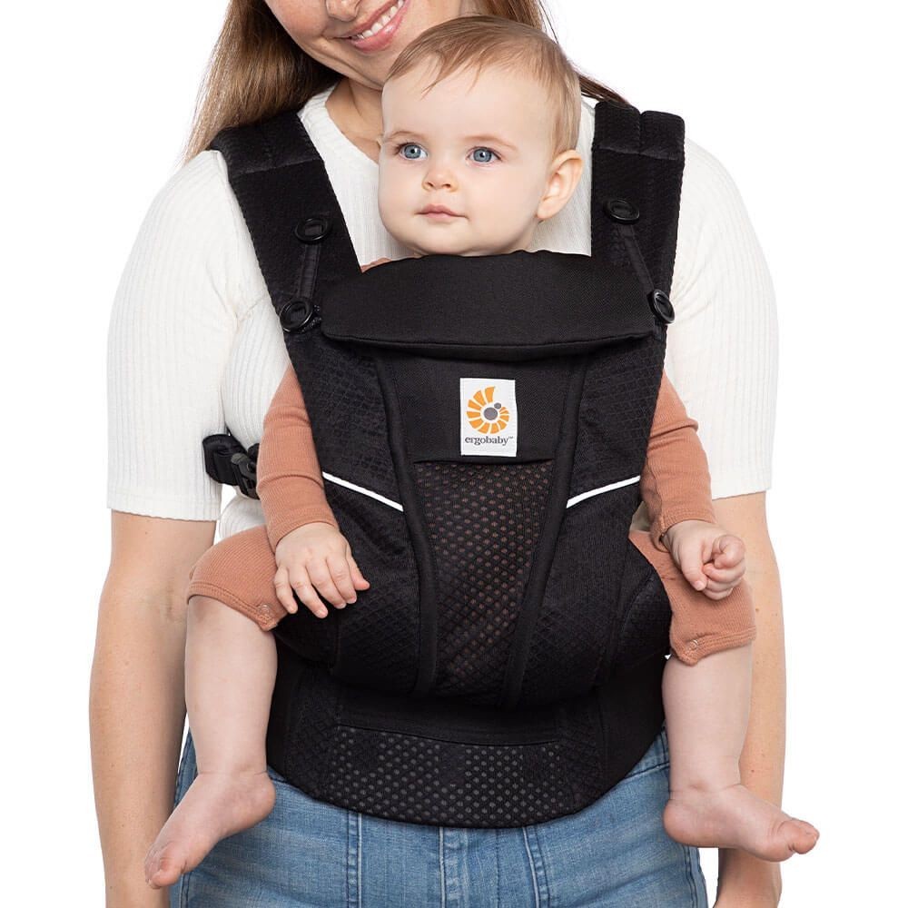 [Authentic]Ergo baby Breeze Omni baby carrier  All Carry Positions Breathable Mesh with Enhanced Lumbar Support straps Backpack Hip Seat Baby Carrie