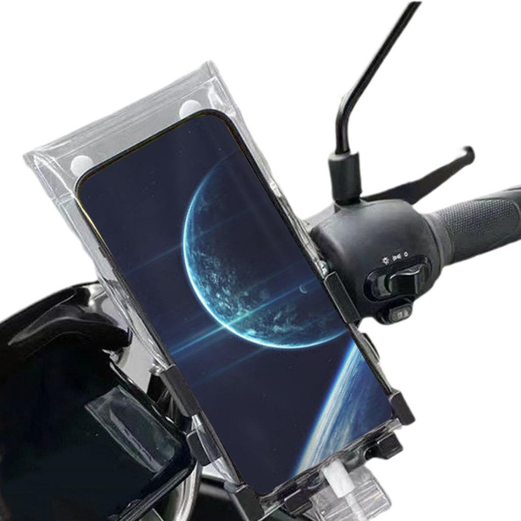 Waterproof Phone Bag for Motorcycle Handlebar Cell Phone Case Clear Waterproof Motorcycle Mobile Cover nuaeduyvn
