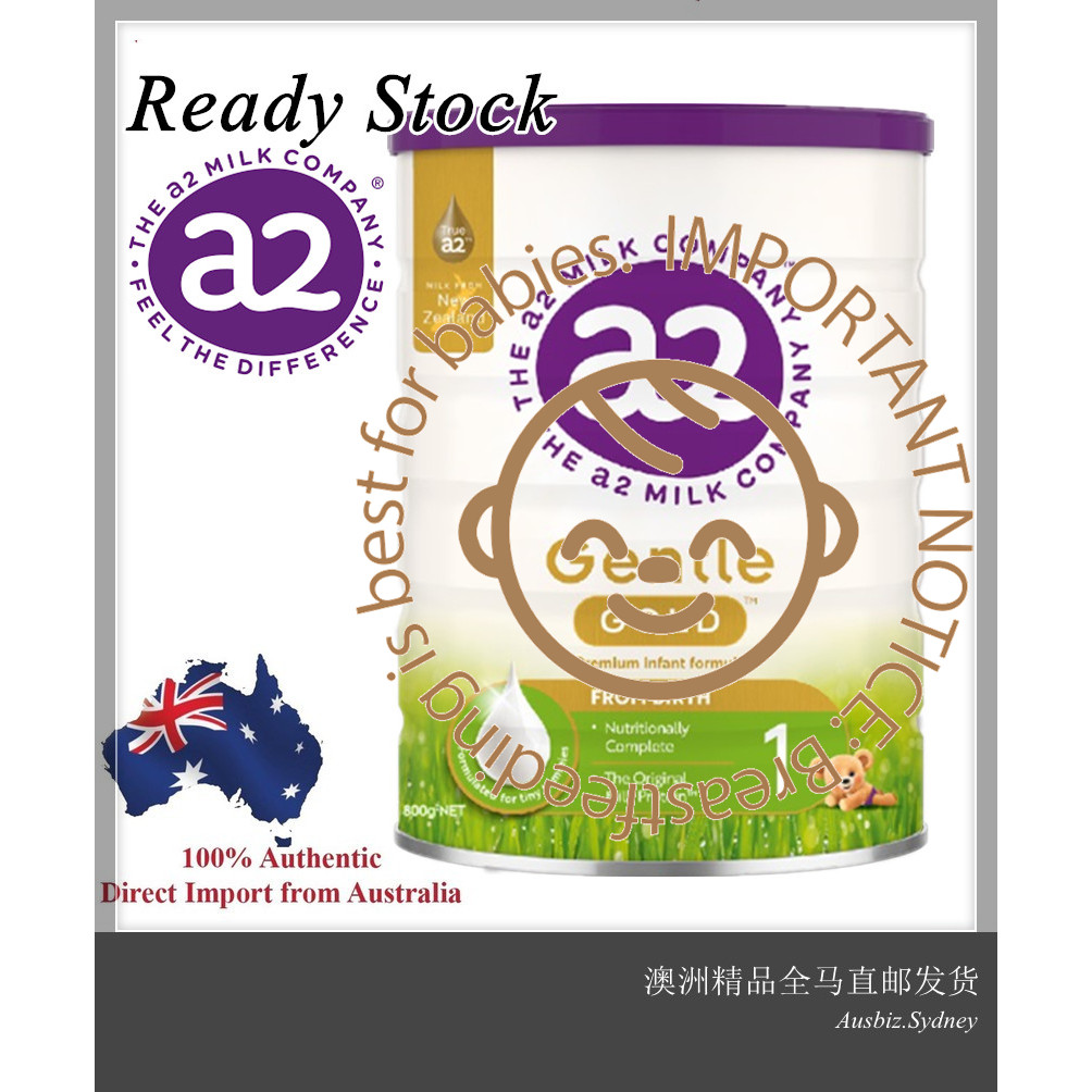 [Expiry Date 02/2026] A2 Gentle Gold Premium Infant Baby Formula Milk Stage 1 ( 800g ) ( Made in New Zealand )