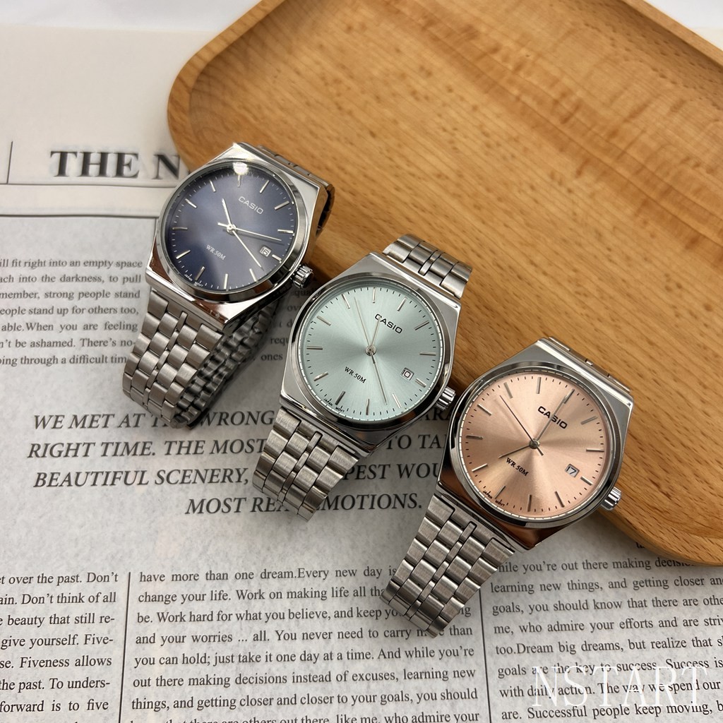 MTP-B145D Watch Men's Business Quartz Electronic Waterproof Genuine Unisex Watch Case Size 35mm