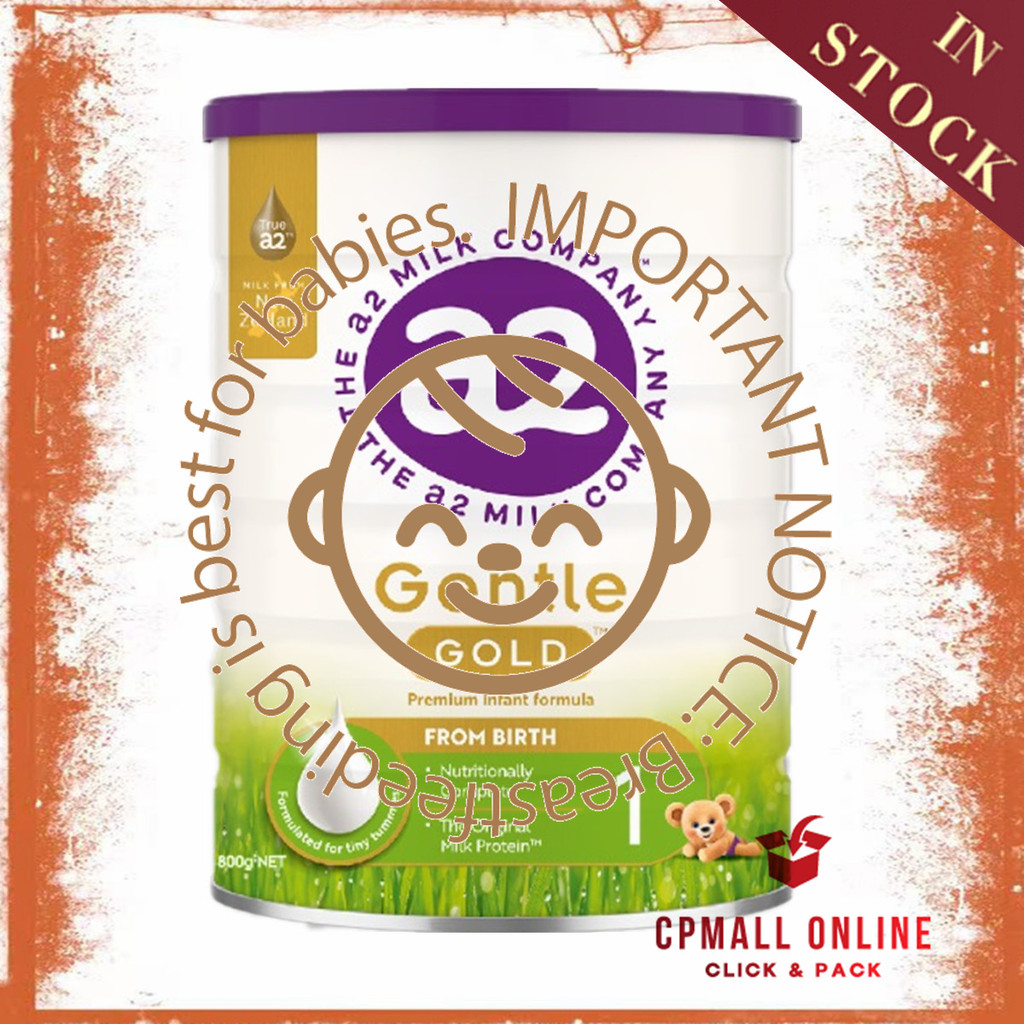 [Expiry Date 02/2026] A2 Gentle Gold Premium Infant Baby Formula Milk Stage 1 金装1段婴儿奶粉  ( 800g ) ( Made in New Zealand )