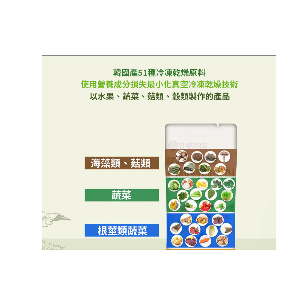 Yonsei延世牛奶 百歲生食蔬果沖泡粉 30g 單包