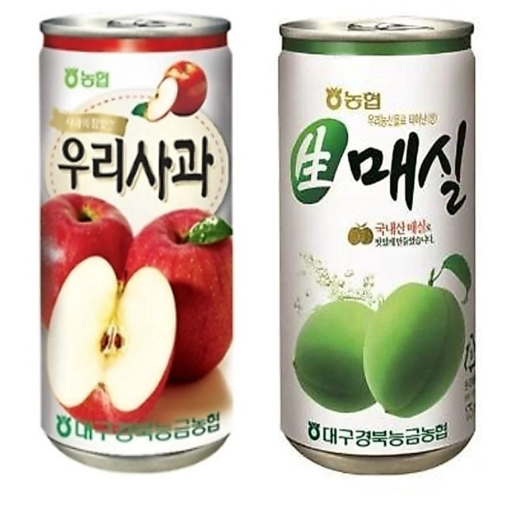 韓國 NongHyup 農協果汁（青梅/蘋果）單瓶175mL