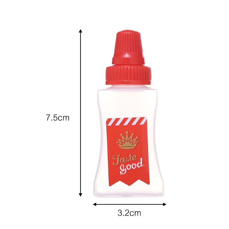 Kitchen Accessories 2Pcs for Bento Lunch Box Mini Tomato Ketchup Bottle  Refillable Seasoning Storage Container Portable Sauce Salad Honey Squeeze  Bottle