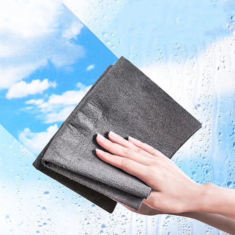 Thickened Magic Cleaning Cloth, Microfiber Glass Cleaning Cloth Rags,  Reusable Cleaning Cloths Tw