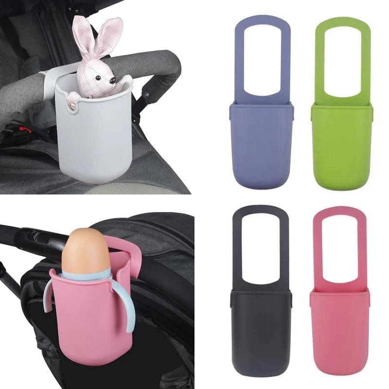 Silicone Cup Holder for Baby Stroller Pram Carriage Accessories Nursing Bottle Holder