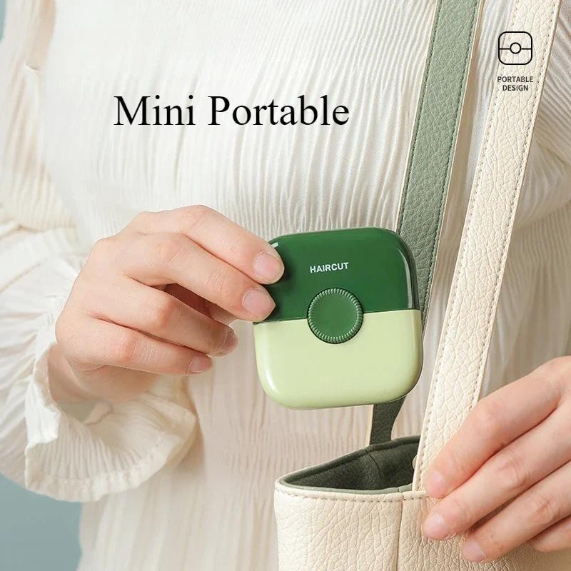 Portable Baby Hair Comb with Clipper for Safe Bang Trimming
