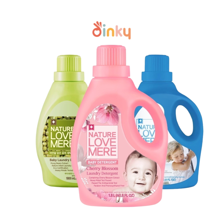 Nature love mere Laundry detergent & Fabric softener | Natural & Organic cleaning washing | Baby Fabric Wash