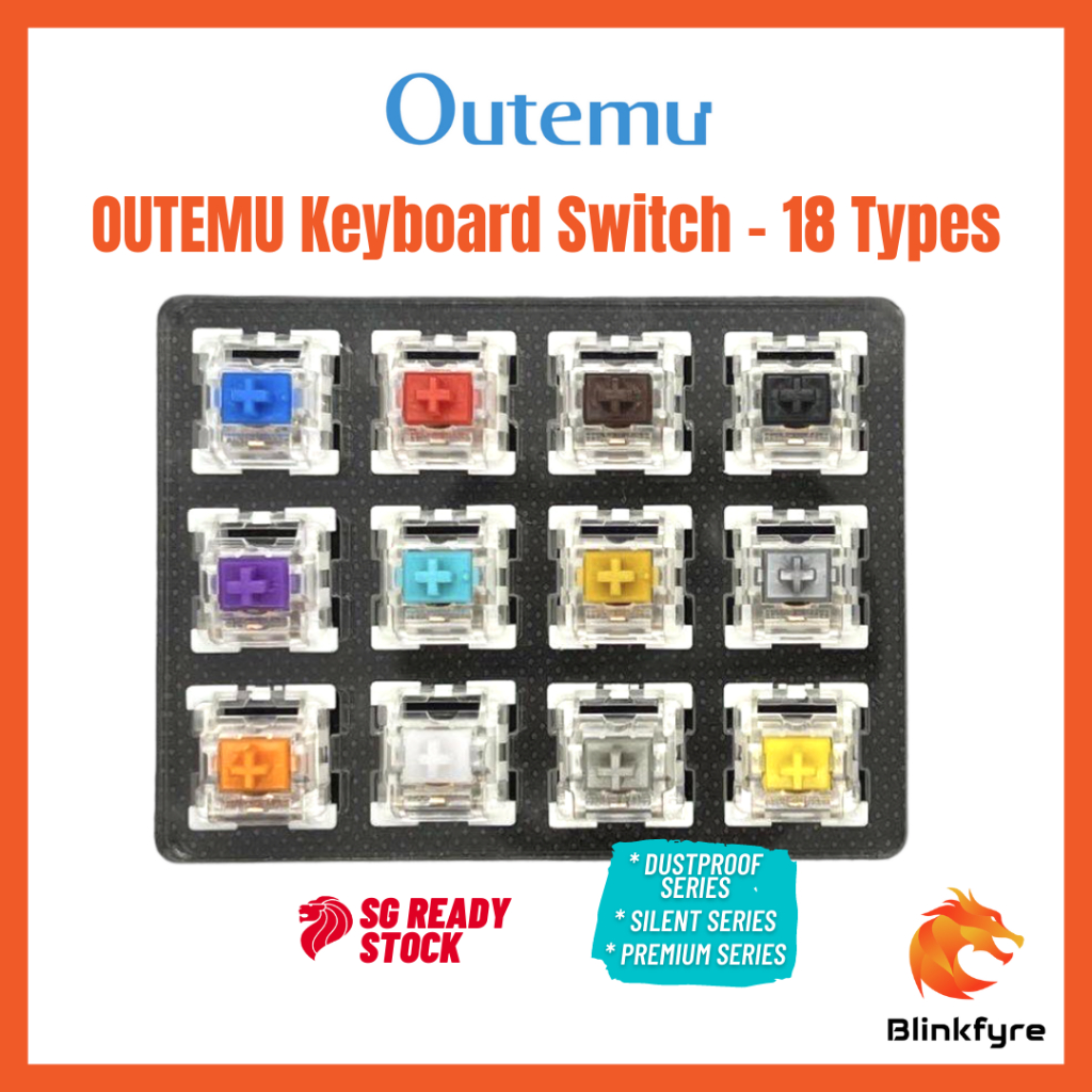 【SG】 Outemu Mechanical Keyboard Switch - Dustproof Series / Silent Series / Premium Dustproof Series