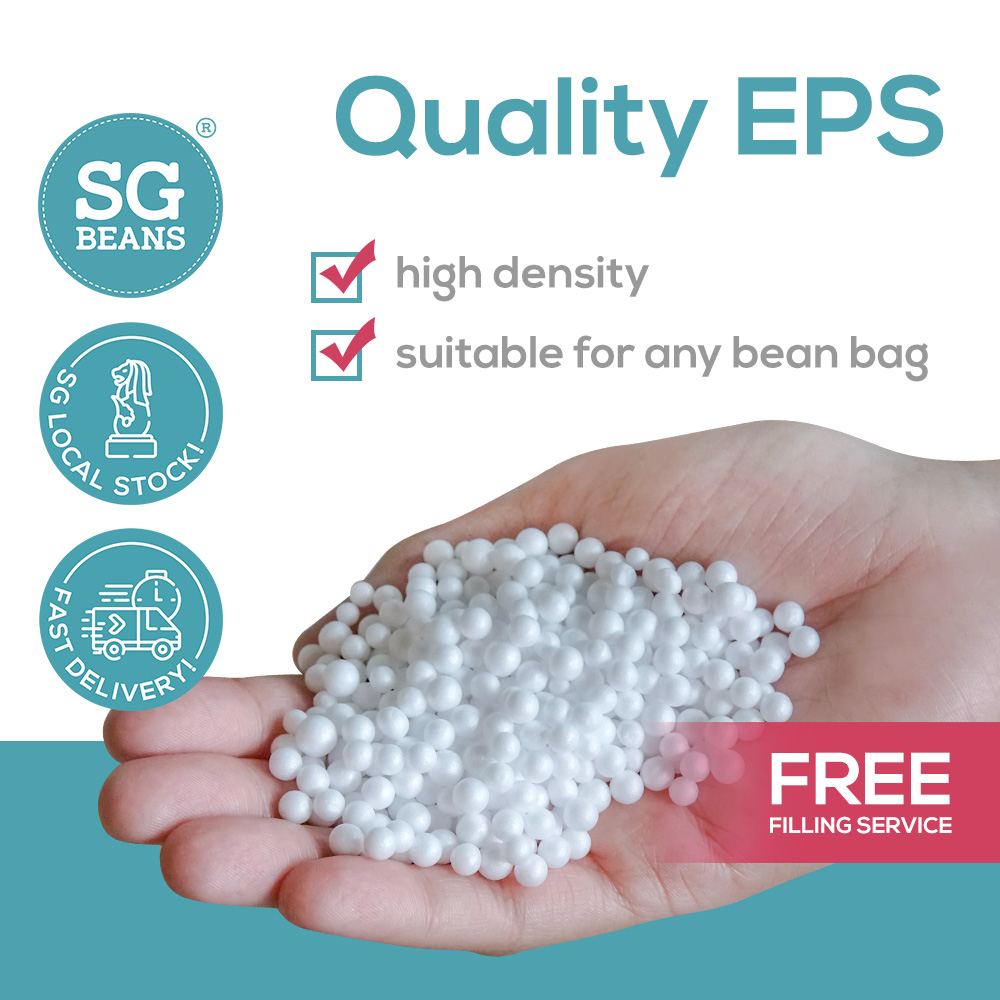 Quality EPS Bean Bag Beans (10L - 150L) Beanbag Refill / Filling / Beads / Stuffing [Made in SG]