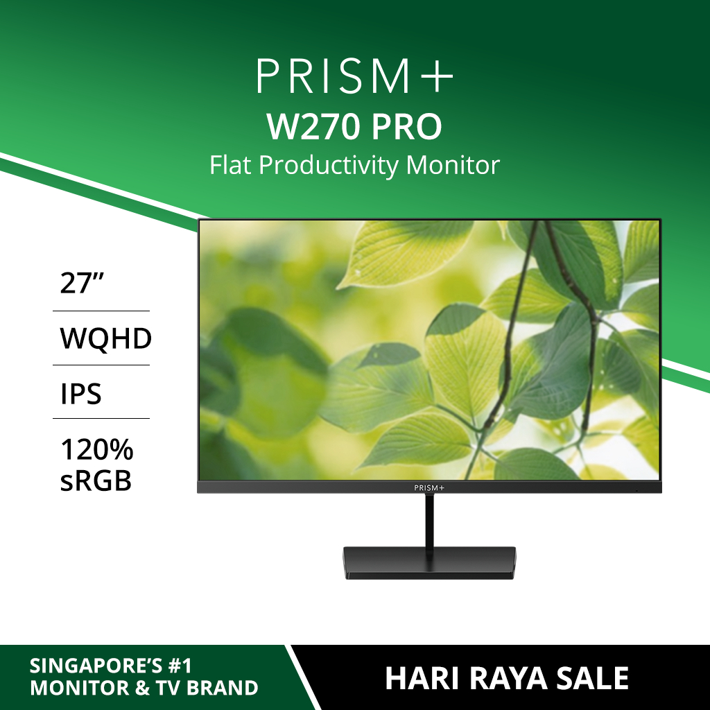 PRISM+ W270 PRO 27 WQHD [2560 x 1440] IPS 120% sRGB Professional Monitor