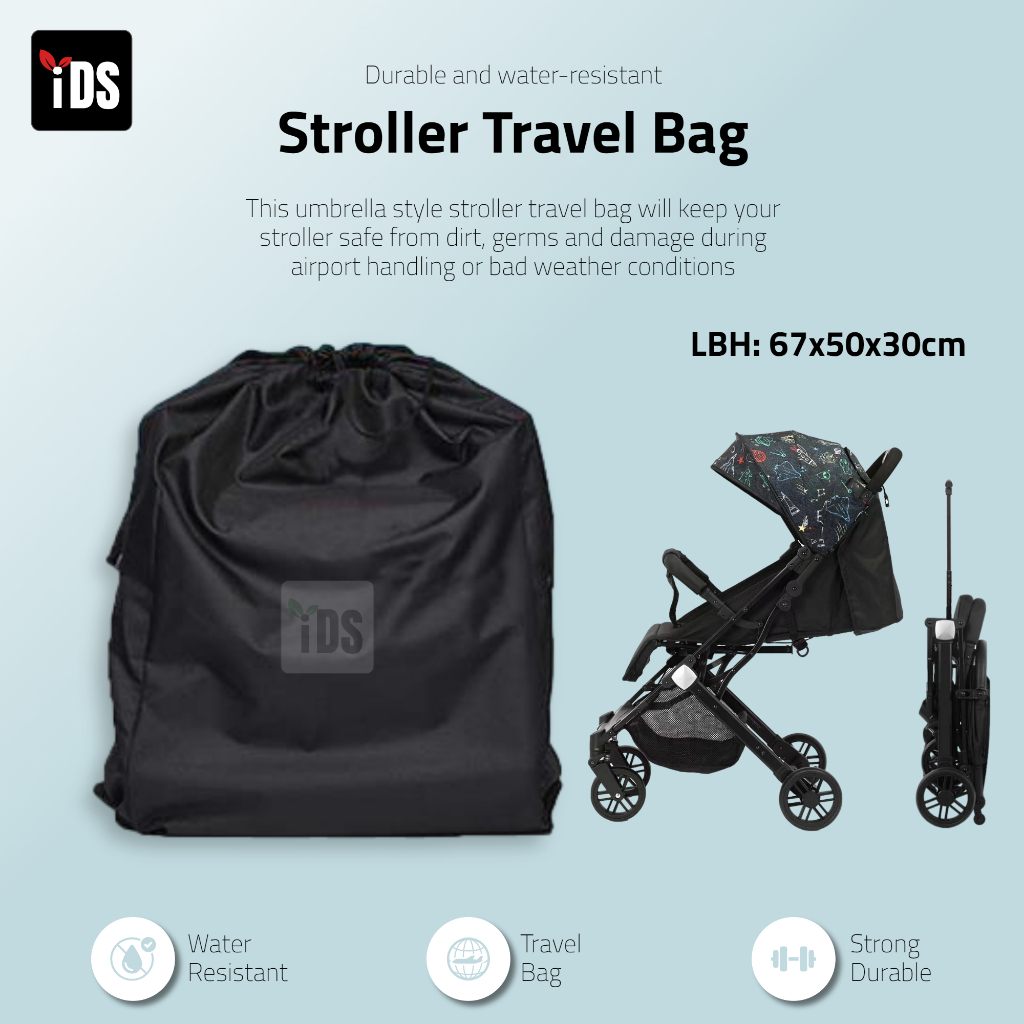 iDS Stroller Travel Bag Oxford Stroller Cover Accessories, Car Seat Pram Bag for Aircraft, Checkbag