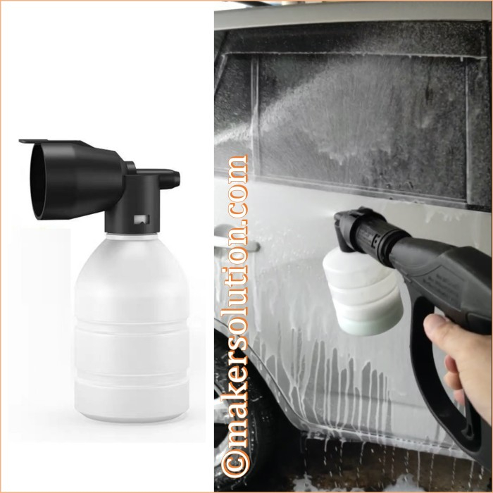 ??HDB MSCP Car Wash Addon Detachable Foam Jet Cannon Spray Bottle