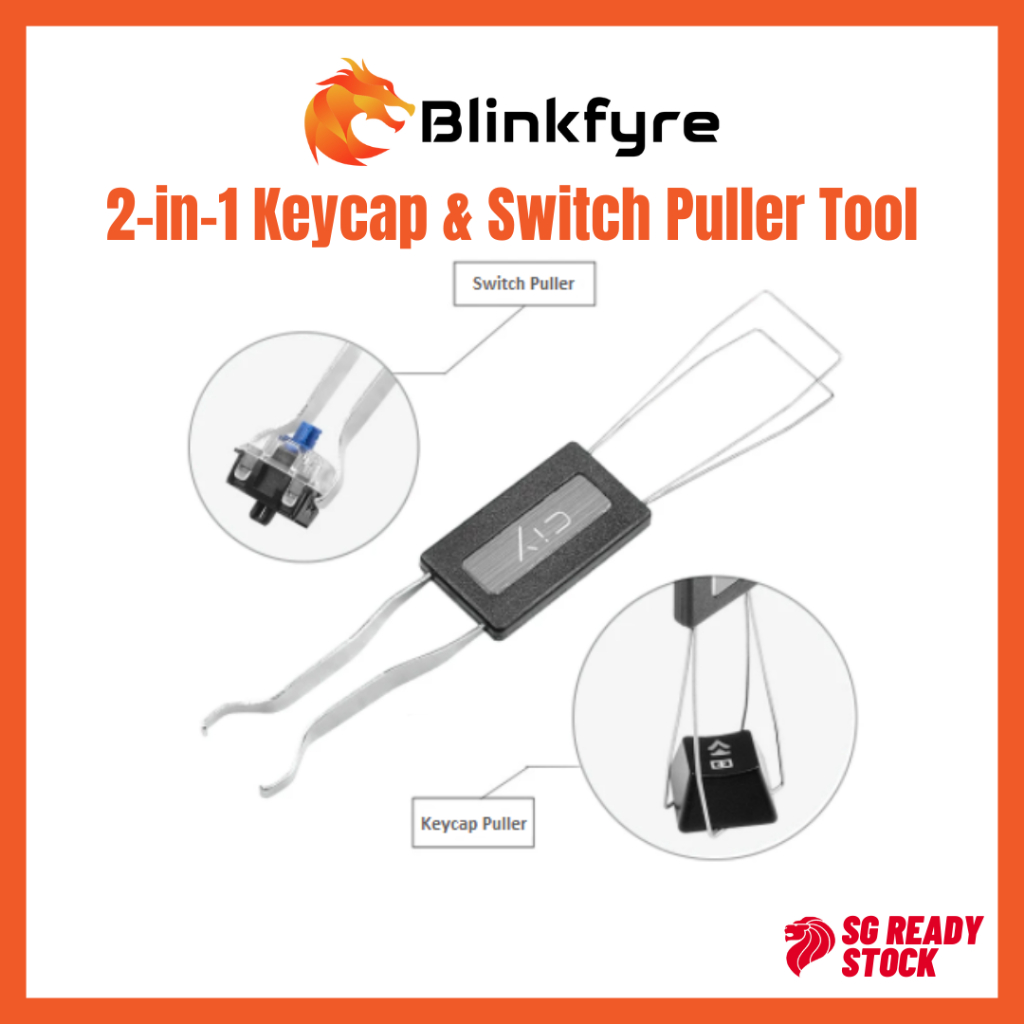 【SG】 Universal 2-in-1 Stainless Steel Keycap & Switch Puller Tool