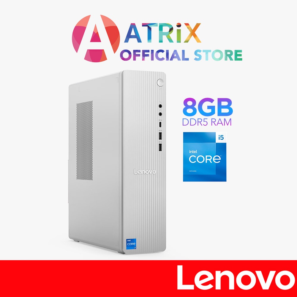 【Free MS Office】Lenovo IdeaCentre Tower 08IRH9 | 90XW0012ST | Intel i5-13420H | 8GB RAM | 512GB SSD | Win11 | 3Y PC