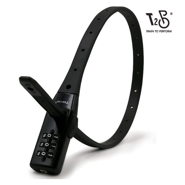 T2P Zip Tie Lock Helmet Lock Black Cable Locks Multi-use Security Tie Bike Lock