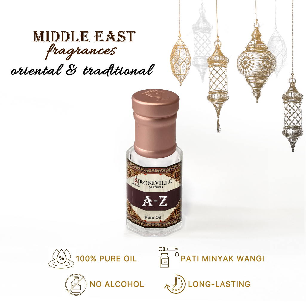 ARABIC 6ml PURE OILS - Oriental Brands Middle-Eastern Perfume Fragrances Pati Attar