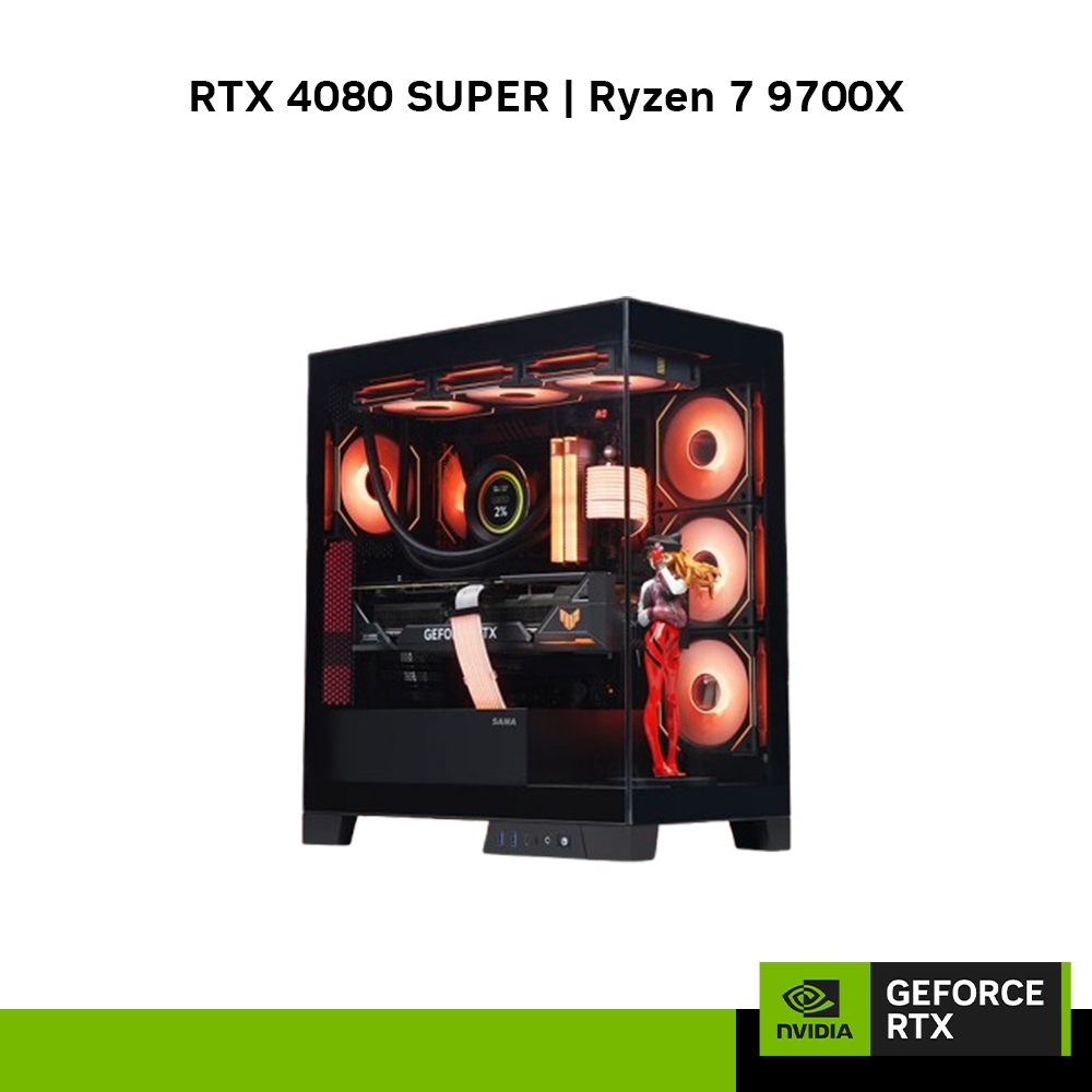 INVADER SUPREME S44 | RTX 4080 SUPER | Ryzen 7 9700X GAMING DESKTOP